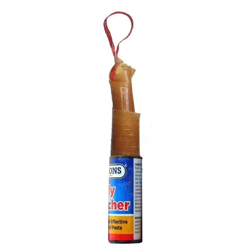 10pc Fly Catcher Paper Insect Killer Sticky Glue Tape Roll Bug Trap Poison Free