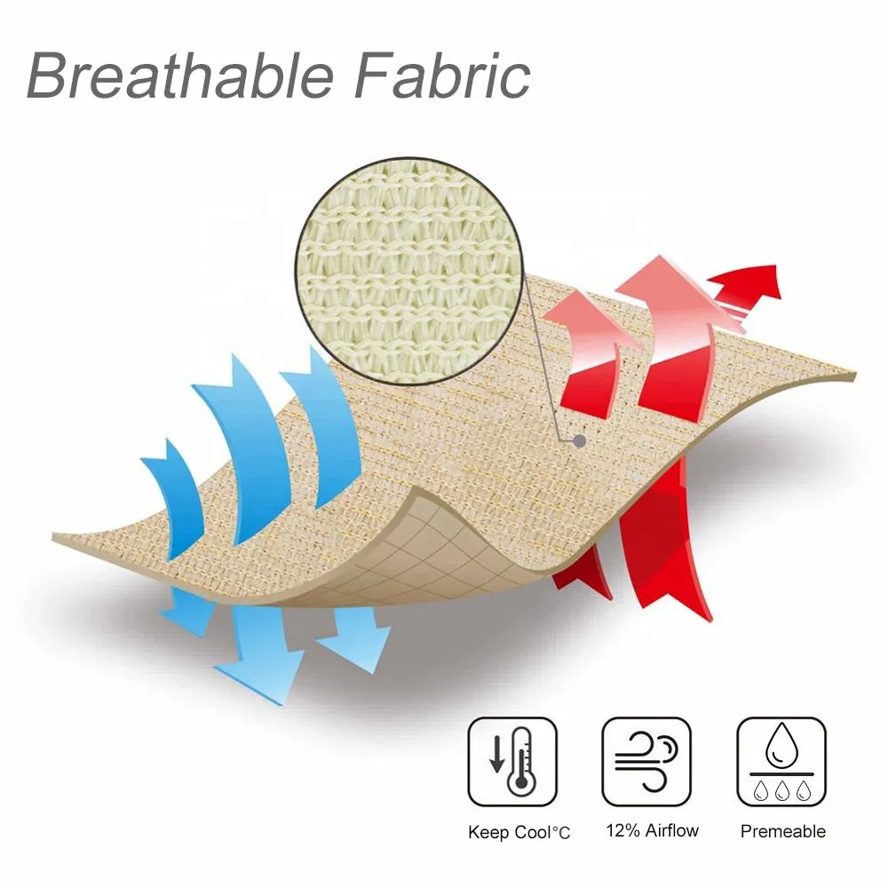 10'x'12' Rectangle Patio Sun Shade Sail (Sand Color)