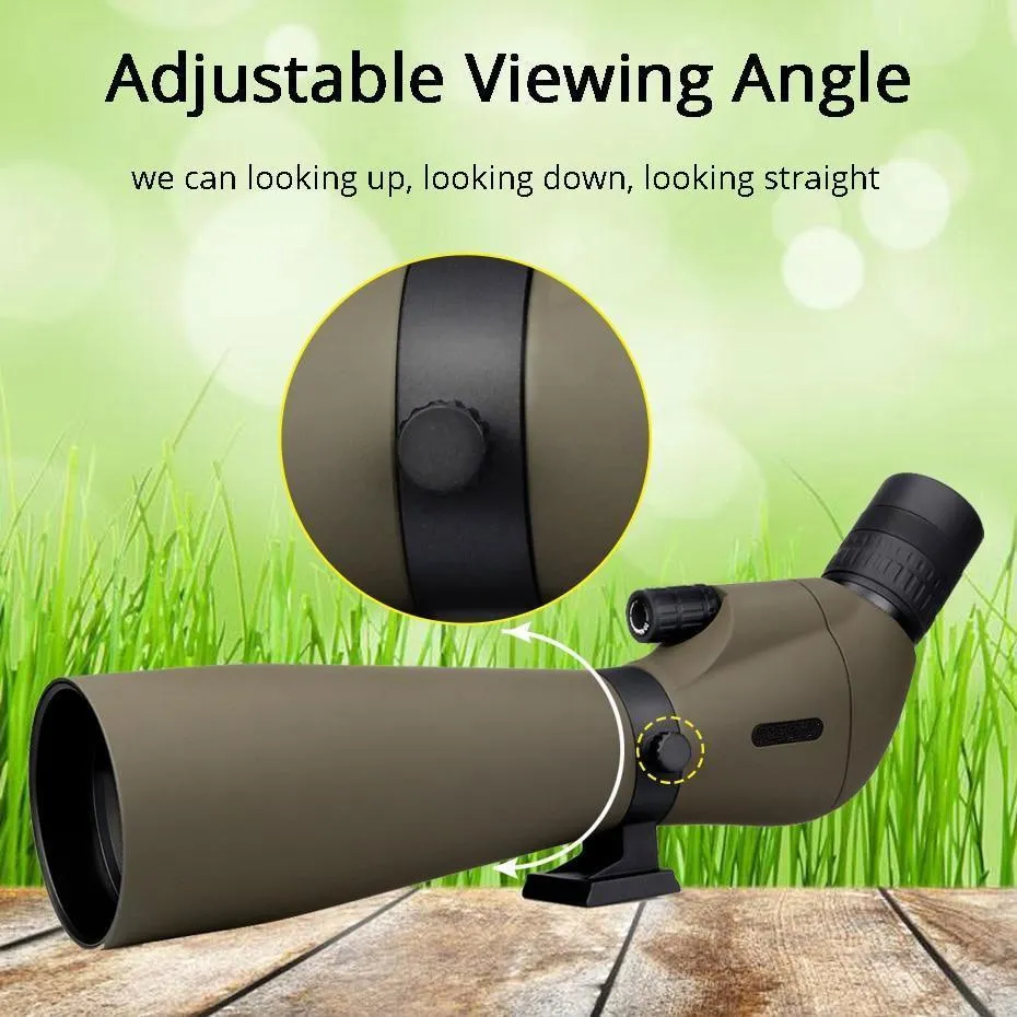 20-60x  80mm HD Spotting Scope