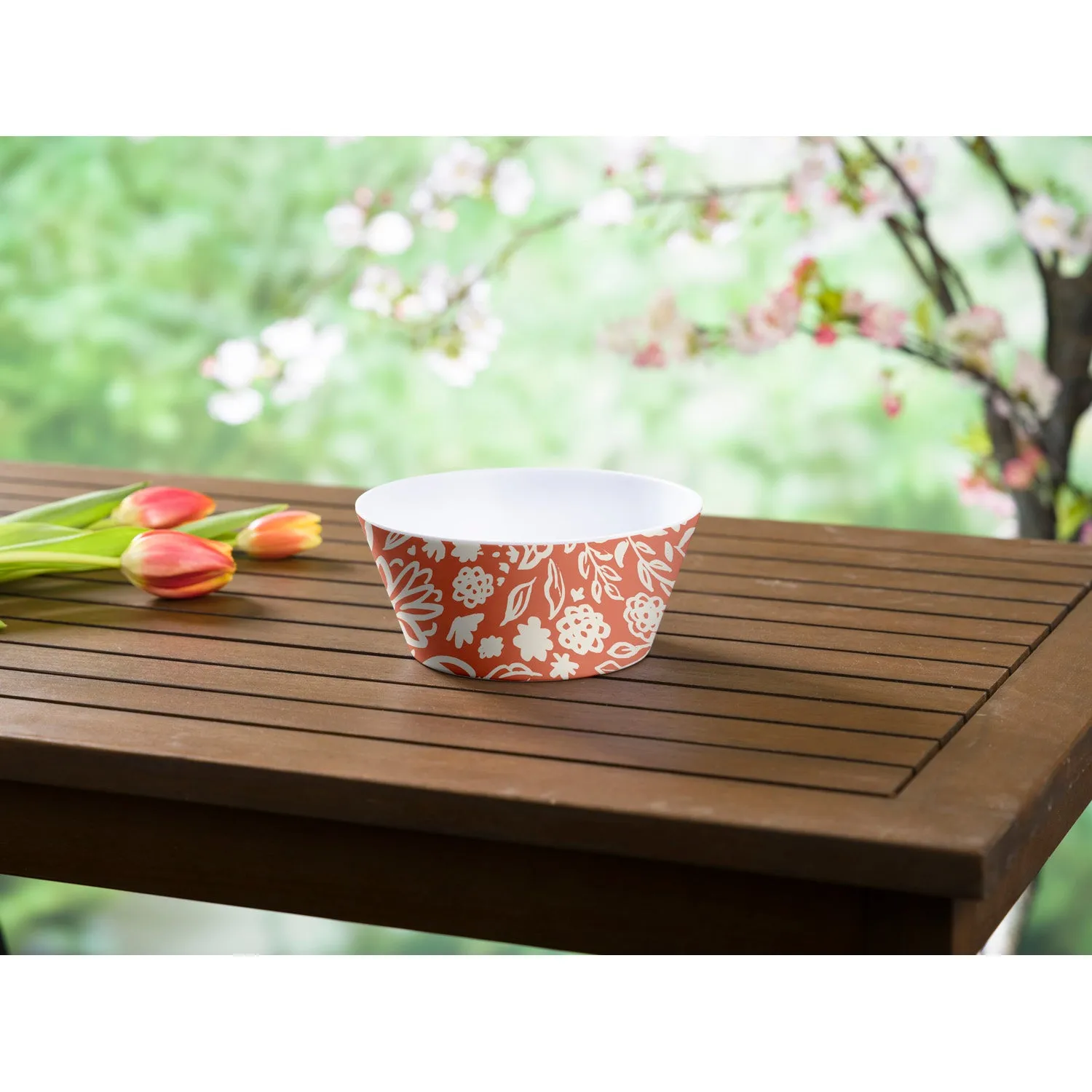 20 OZ Melamine Bowl, Floral Essence,2bl7022