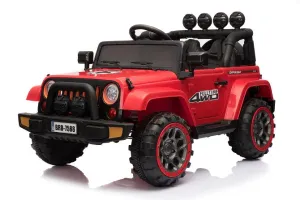 2025 Super Cool All Terrain Jeep | Small 2 Seater | 2 Colours | Rubber Tires | Leather Seat | Ages 3-6 | Remote