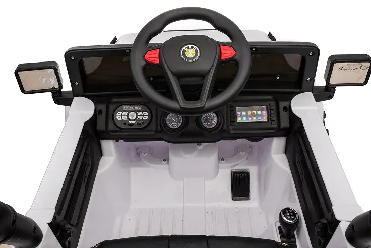 2025 Super Cool All Terrain Jeep | Small 2 Seater | 2 Colours | Rubber Tires | Leather Seat | Ages 3-6 | Remote