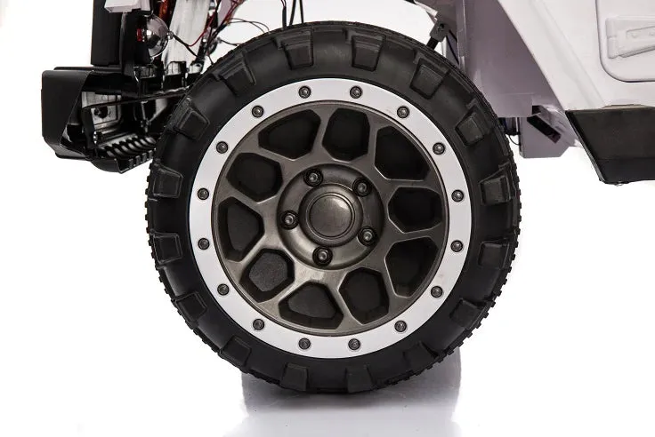 2025 Super Cool All Terrain Jeep | Small 2 Seater | 2 Colours | Rubber Tires | Leather Seat | Ages 3-6 | Remote