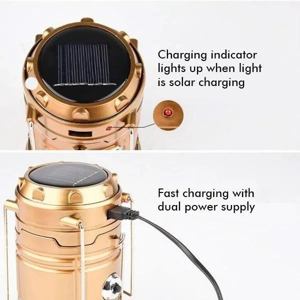 3-in-1 LED Solar Camping Lantern