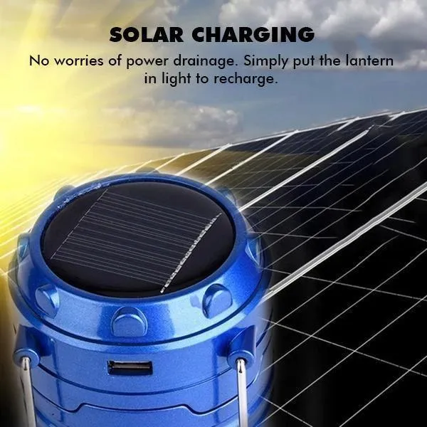 3-in-1 LED Solar Camping Lantern