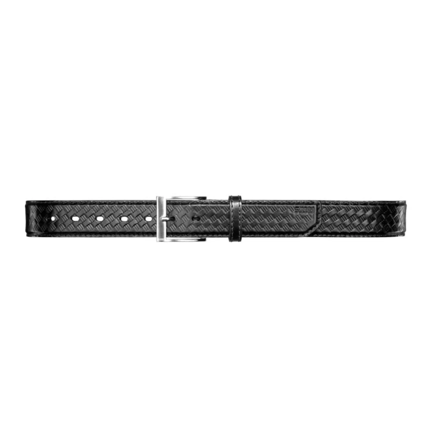 5.11 Tactical 1.5" Basketweave Leather Belt - Black