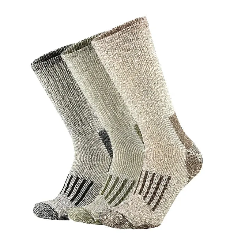 80% Merino Wool Hiking Crew Socks for Men