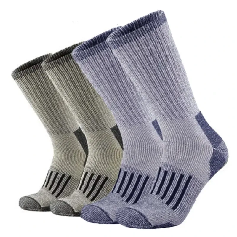 80% Merino Wool Hiking Crew Socks for Men