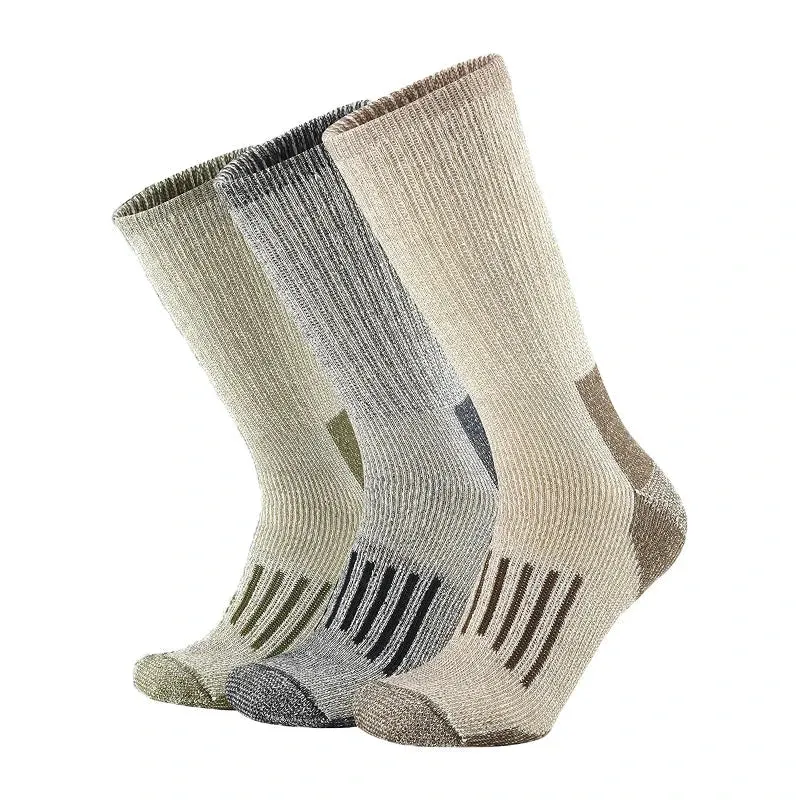 80% Merino Wool Hiking Crew Socks for Men