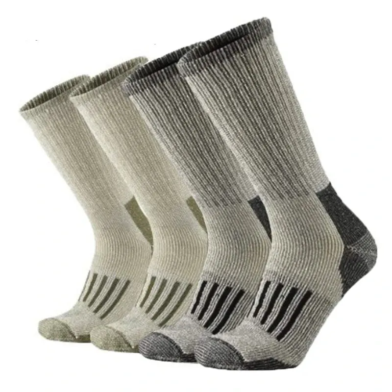 80% Merino Wool Hiking Crew Socks for Men