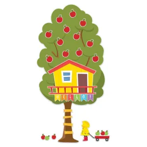 A Teachable Town Large Seasonal Tree House Bulletin Board