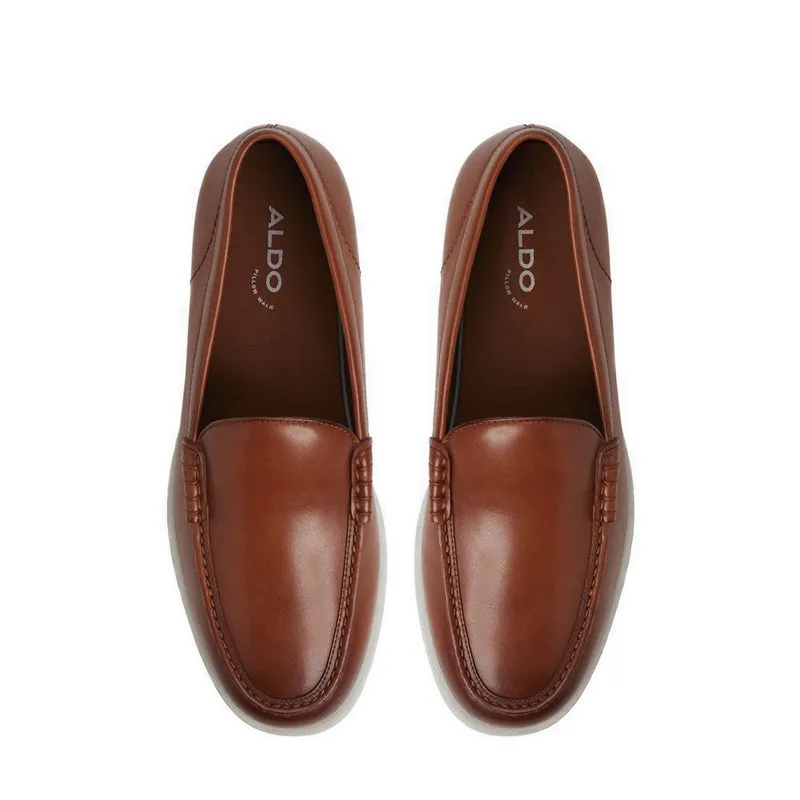 ALDO รุ่น CORELINโล รองเท้าฟเฟอร์และสลิปผู้ชายออน - สี COGNAC