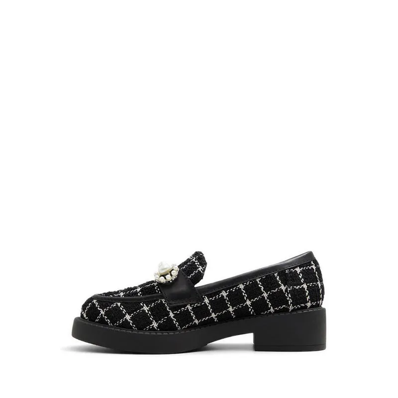 ALDO รุ่น DINARA รองเท้าโลฟเฟอร์/รองเท้าอ๊อกฟอร์ดผู้หญิง - สีดำ