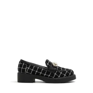 ALDO รุ่น DINARA รองเท้าโลฟเฟอร์/รองเท้าอ๊อกฟอร์ดผู้หญิง - สีดำ