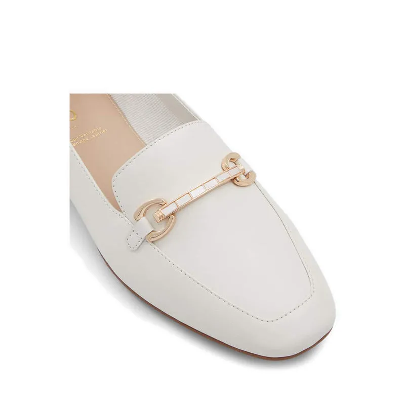 ALDO SYMPOSIA รองเท้าโลฟเฟอร์สำหรับผู้หญิง - สีขาว/สีกระดูก