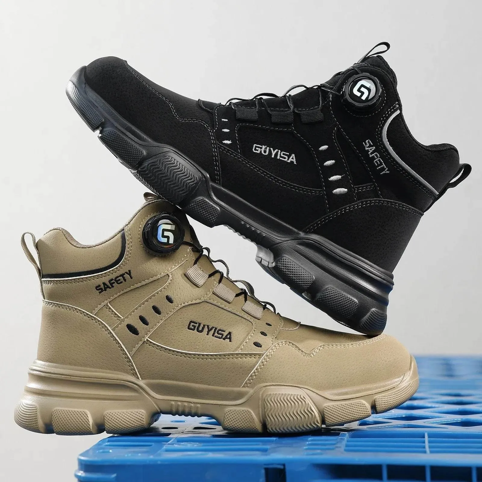 All-Terrain Safety Shoes - Industrial Anti-Smash Footwear