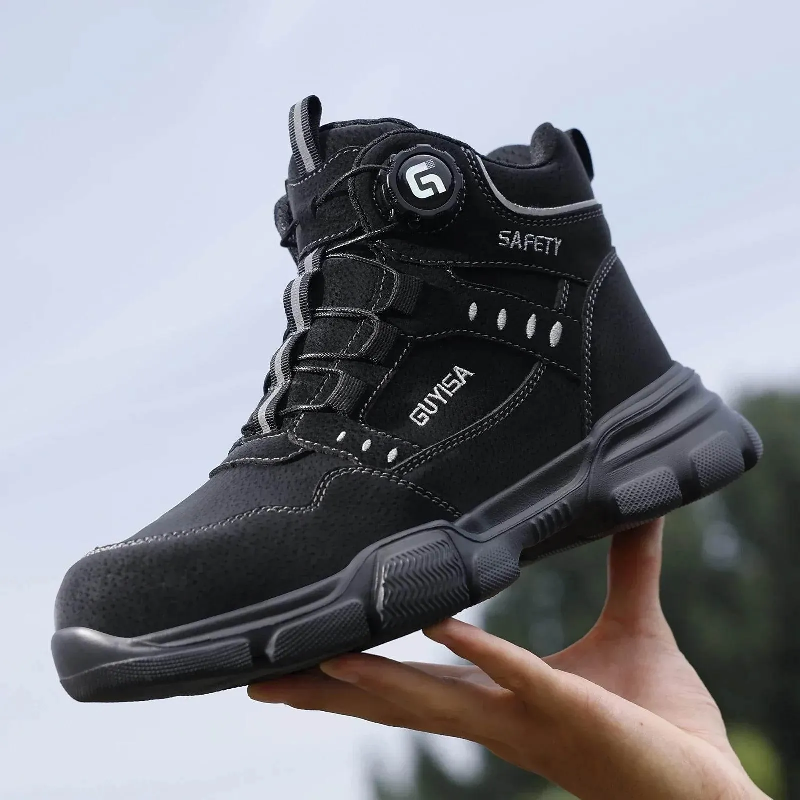 All-Terrain Safety Shoes - Industrial Anti-Smash Footwear