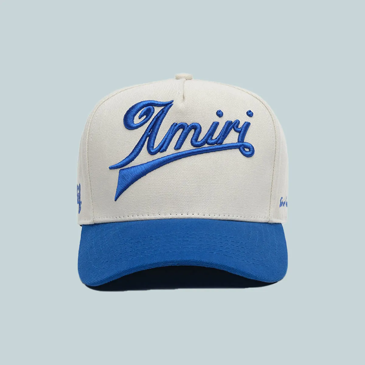 Amiri Two Tone Canvas Hat True Blue