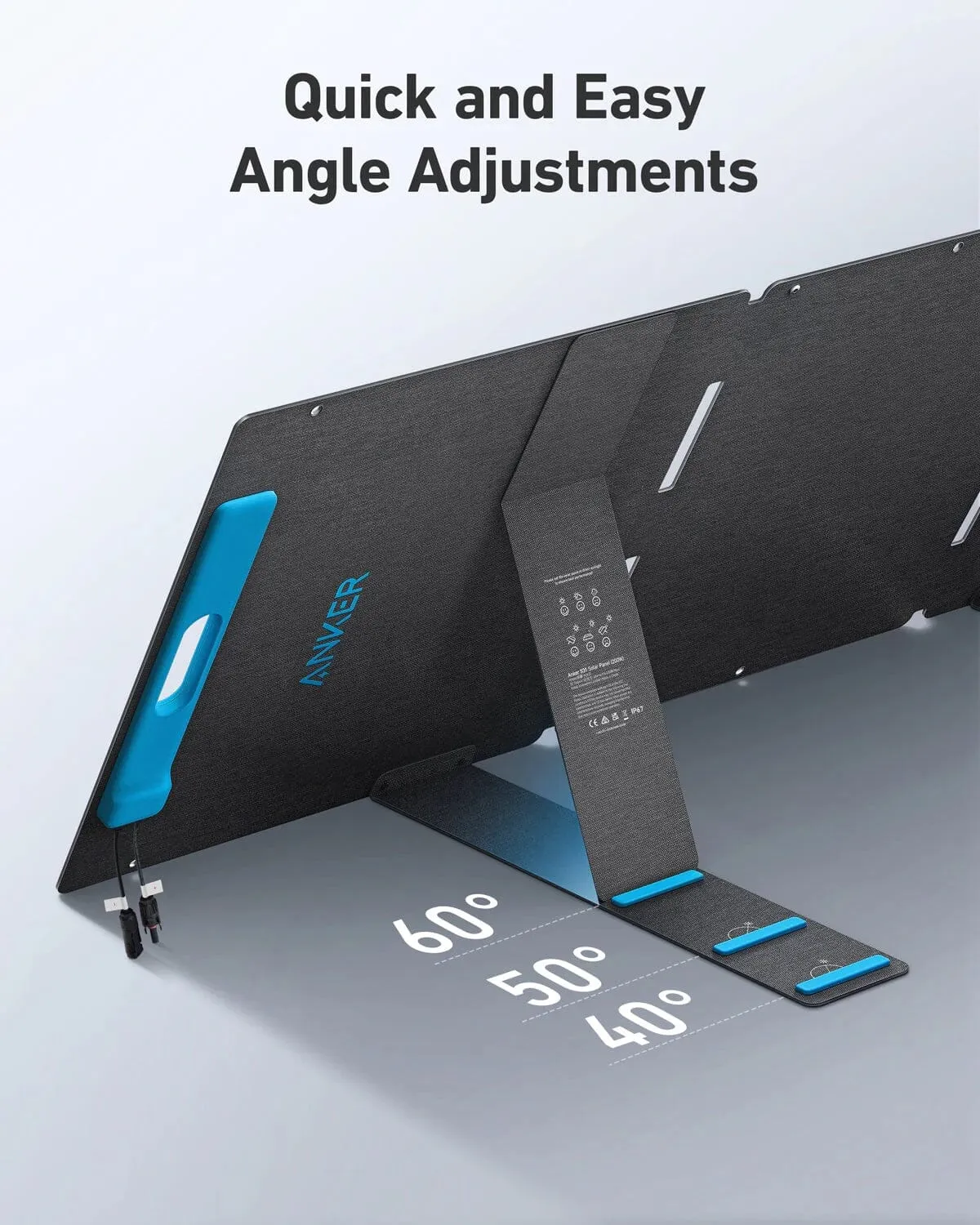 Anker SOLIX PS400 Portable Solar Panel - 400 Watt, IP67 Waterproof