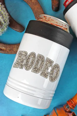 Arched Rodeo Leopard Stainless Steel Hugger 12oz