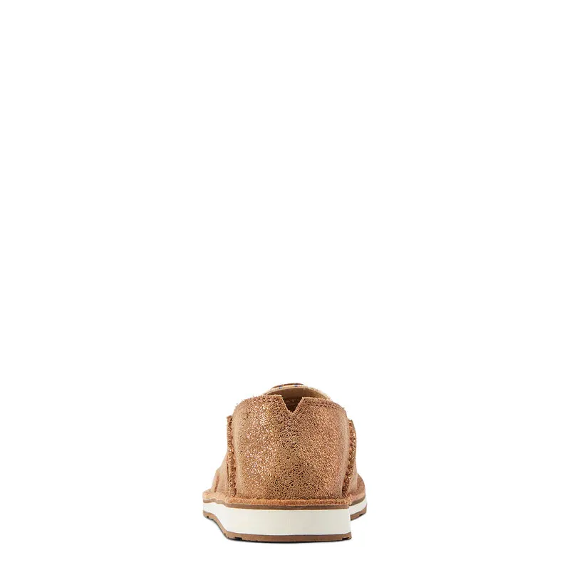 Ariat Cruiser Ladies Shoes Metallic Bronze & Aztec Blanket