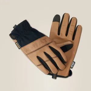 Ariat Womens Flexpro Leather Work Glove Brown Black