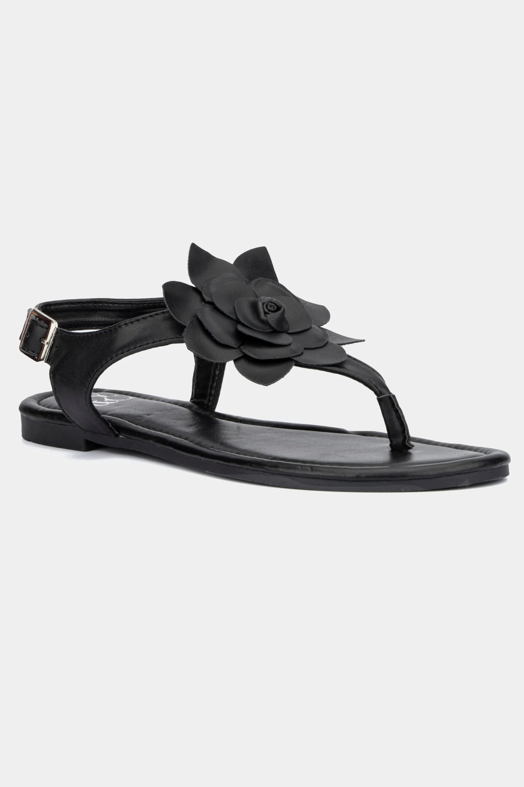 Aurelia Floral T-Strap Slides