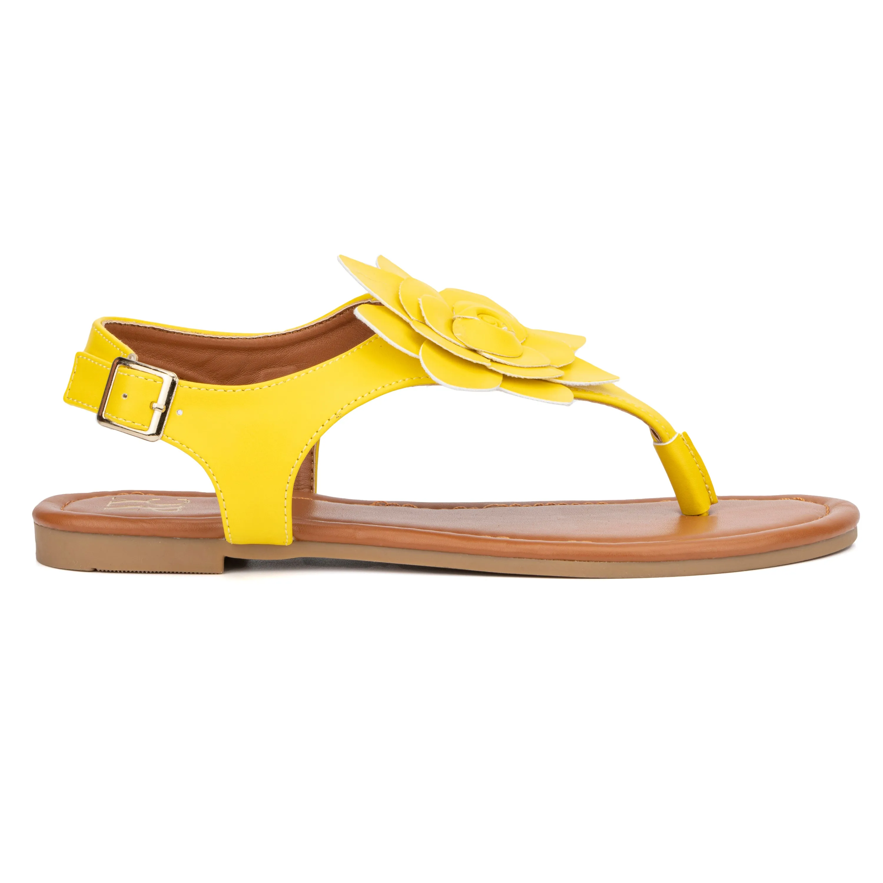 Aurelia Floral T-Strap Slides