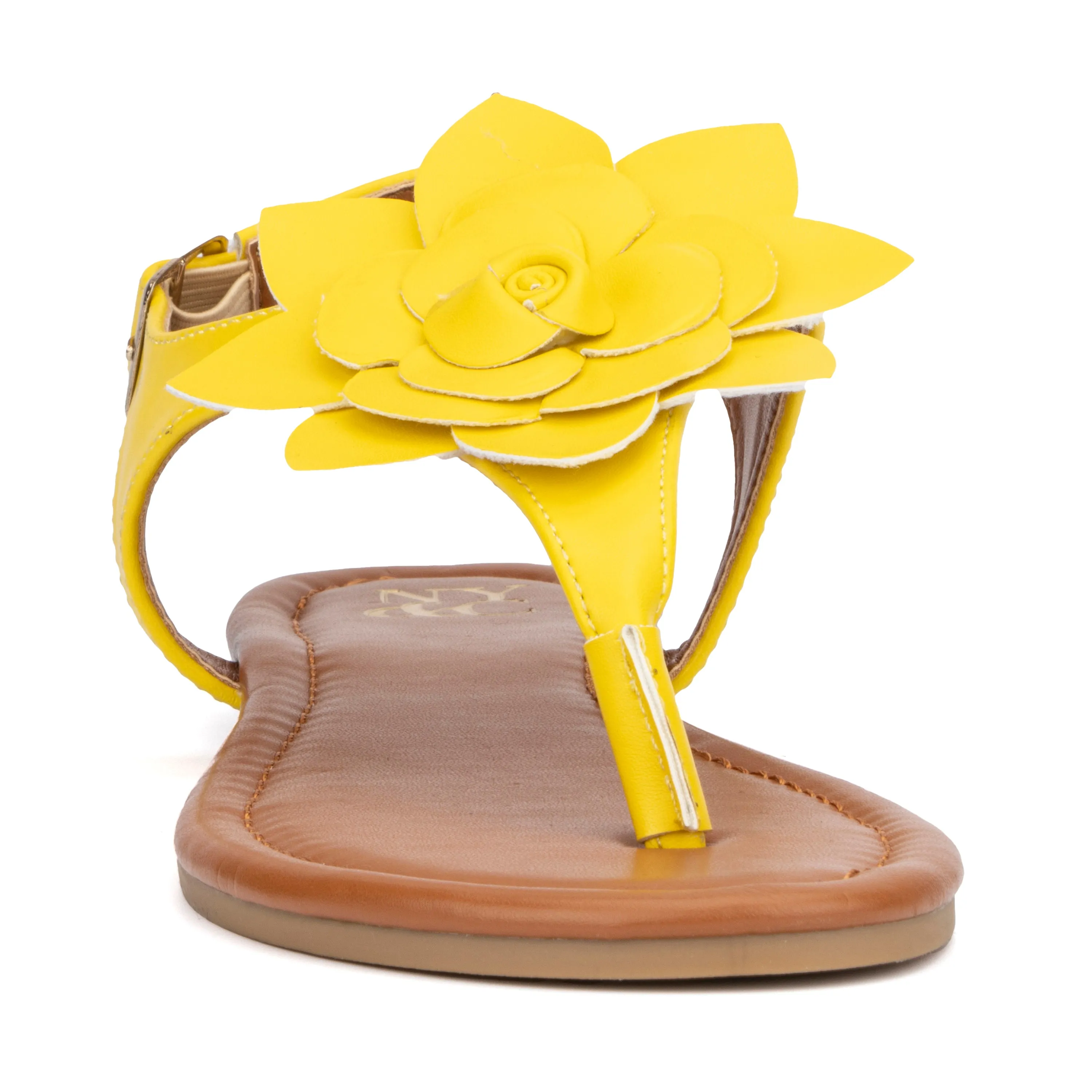 Aurelia Floral T-Strap Slides