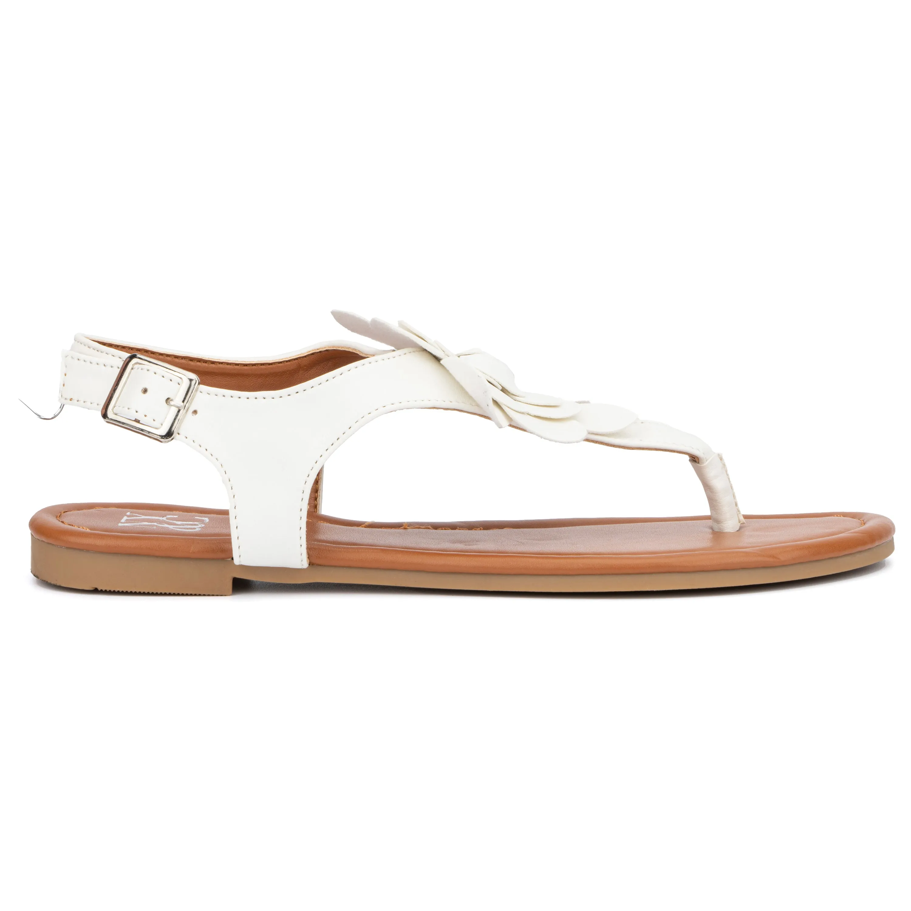 Aurelia Floral T-Strap Slides