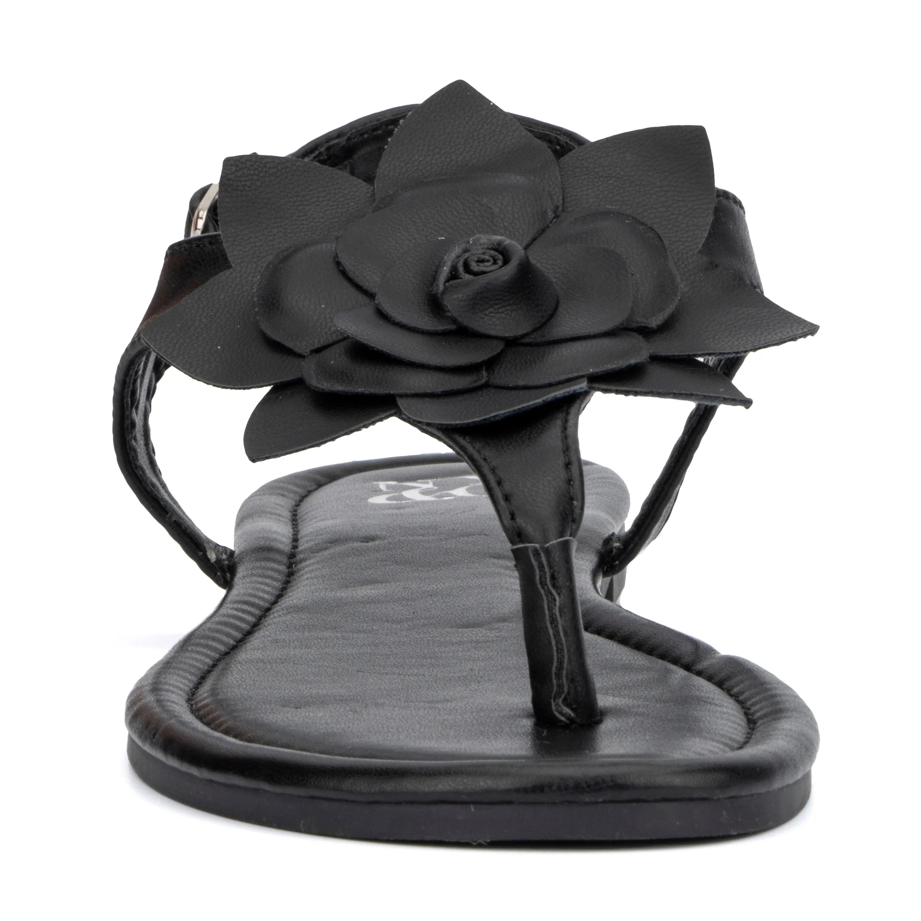 Aurelia Floral T-Strap Slides