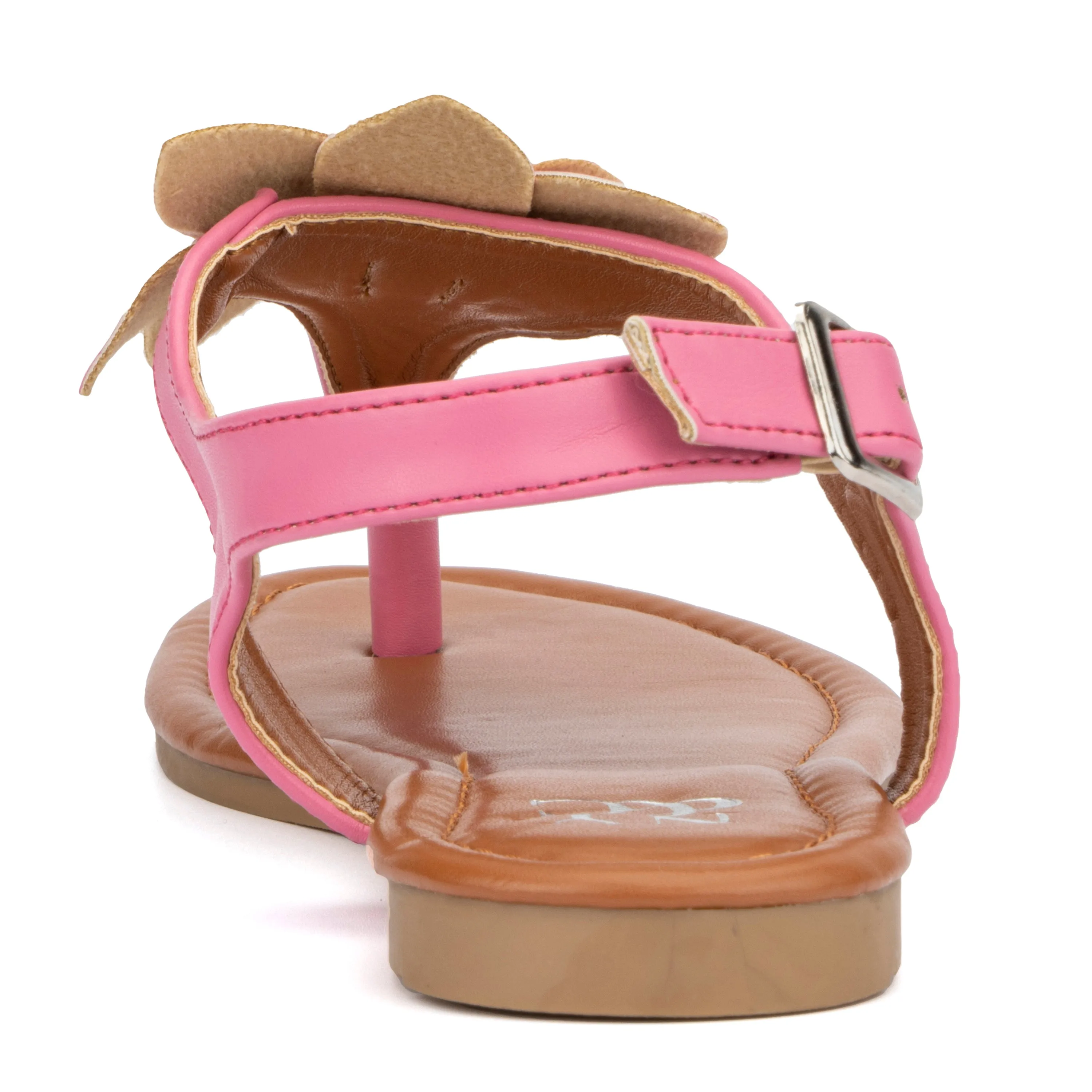 Aurelia Floral T-Strap Slides