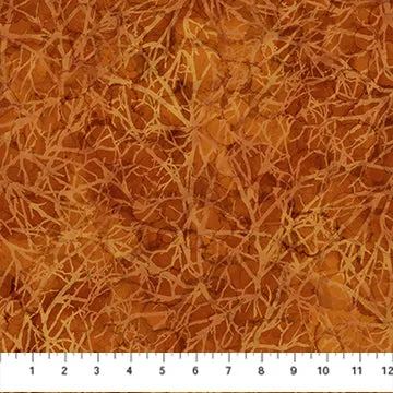 Autumn Breeze by Northcott - Rust Branches by the yard 3615