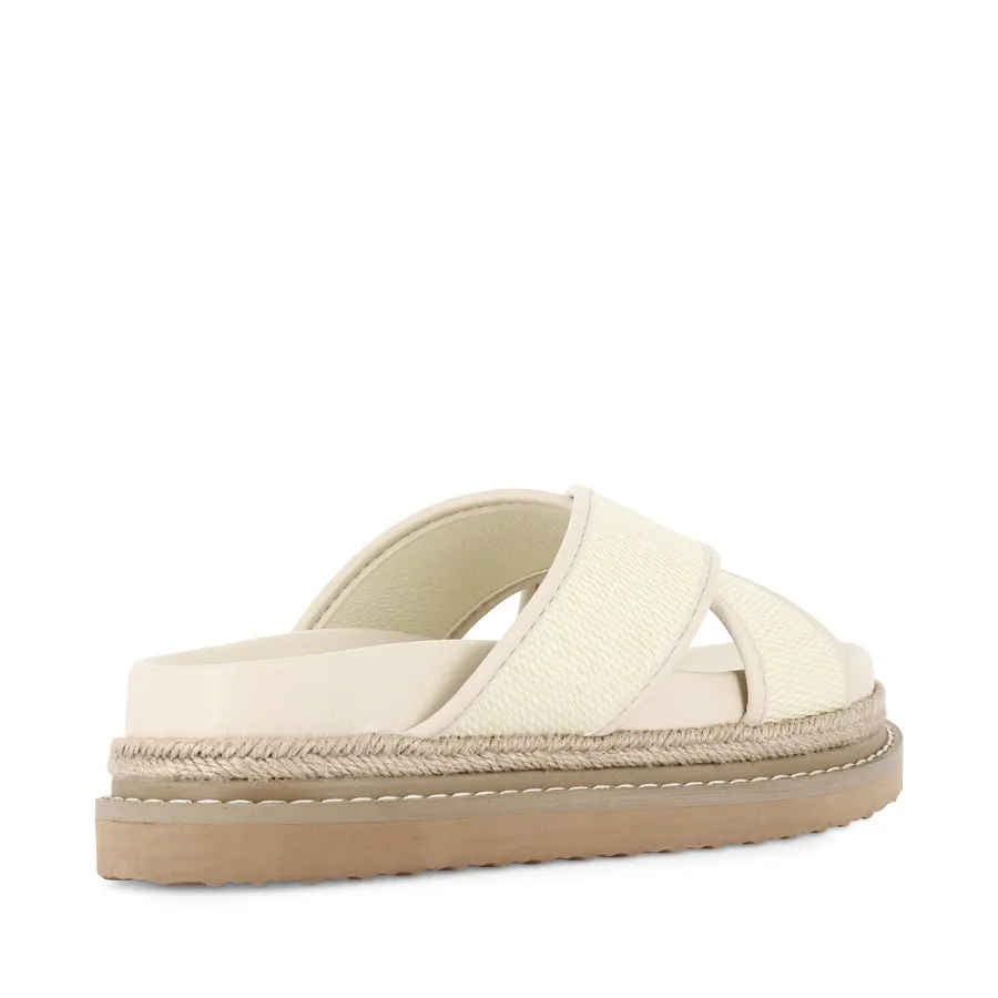 AYSHA - CREAM RAFFIA