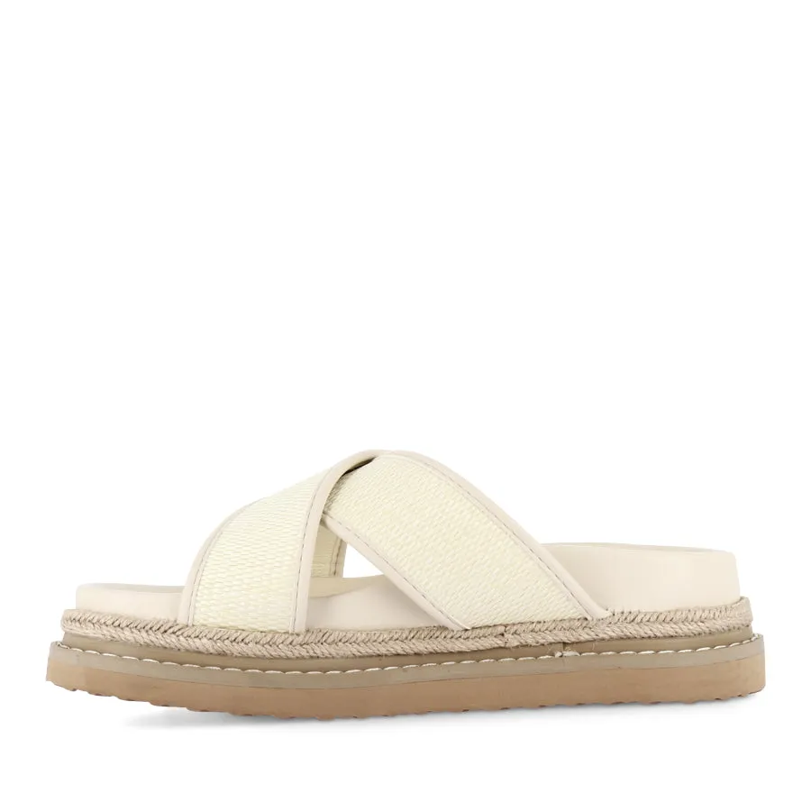 AYSHA - CREAM RAFFIA
