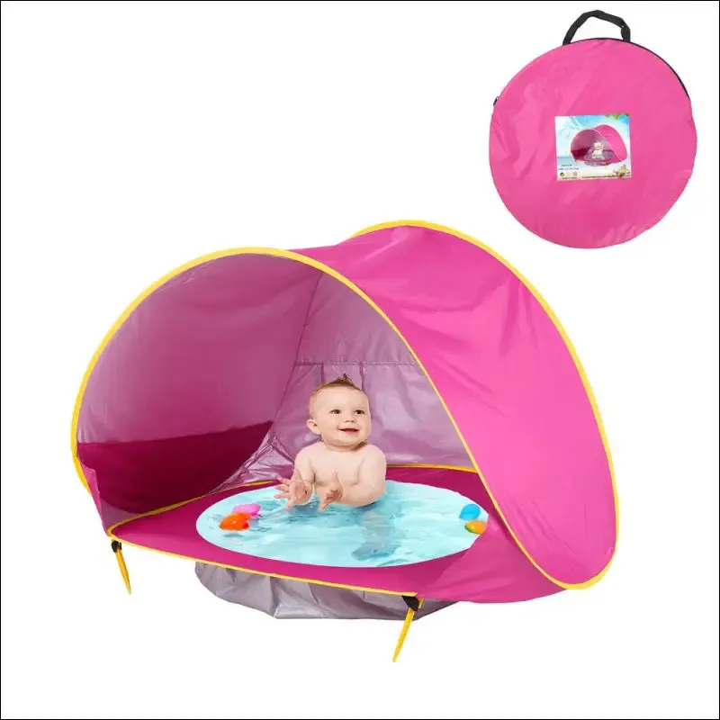 Baby beach tent kids outdoor camping easy fold up waterproof up sun awning tent uv-protecting