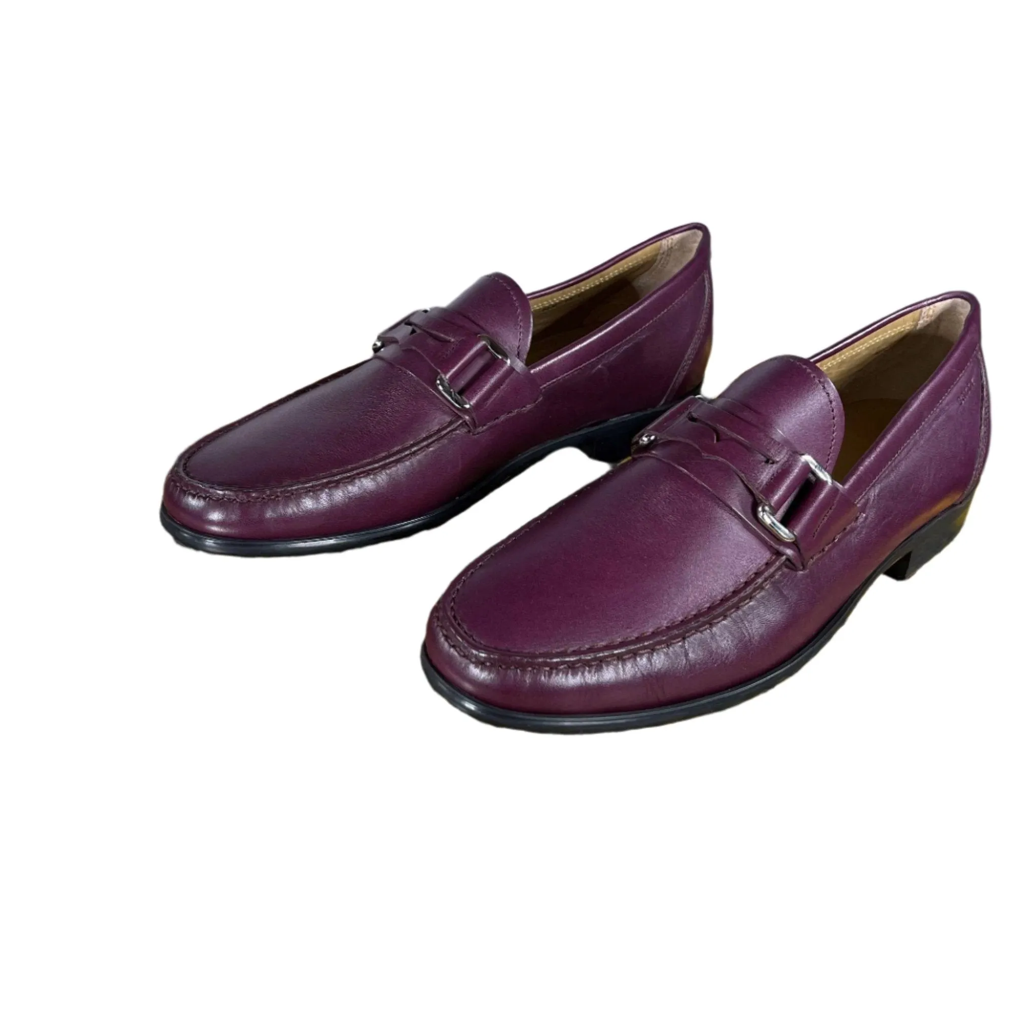 Bally Men's Coniac Vino Leather Moccasins