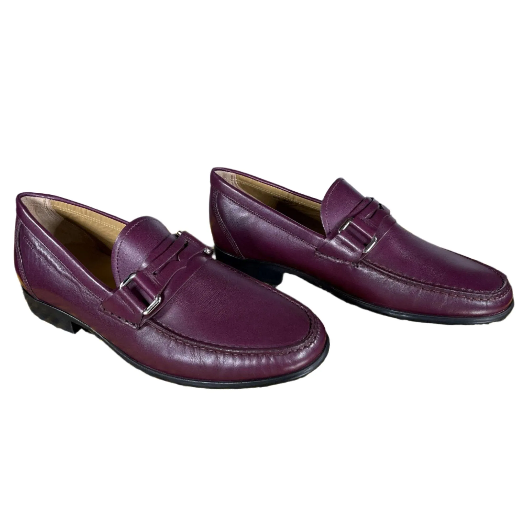 Bally Men's Coniac Vino Leather Moccasins