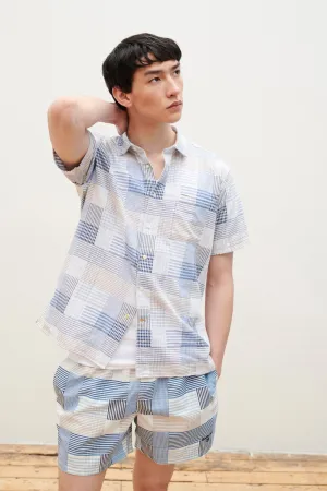 Barbour Mens Oakshore summer shirt - Sky