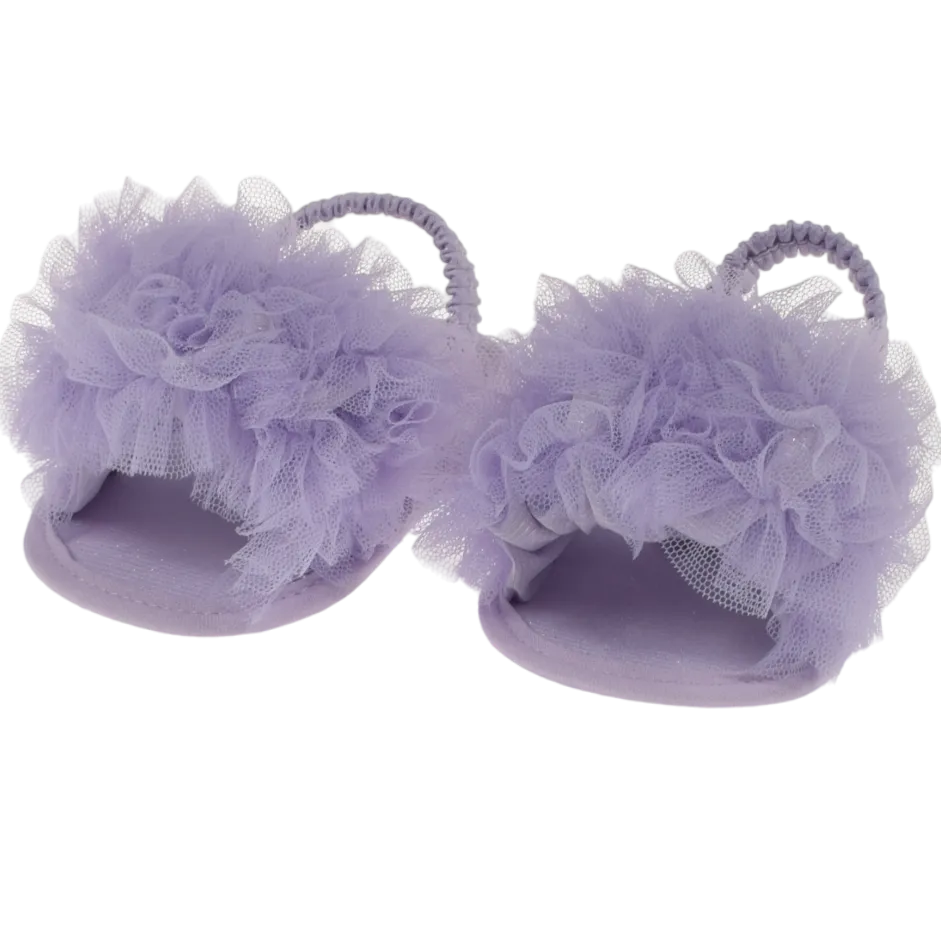Barcellino Tulle Sandals - Lilac