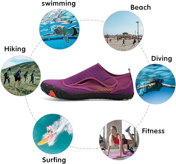 Barerun Women Men Quick Dry Swim Beach Shoes