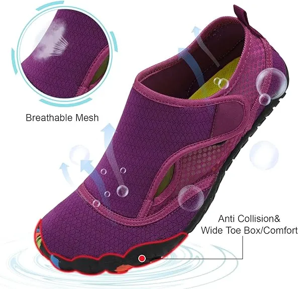 Barerun Women Men Quick Dry Swim Beach Shoes