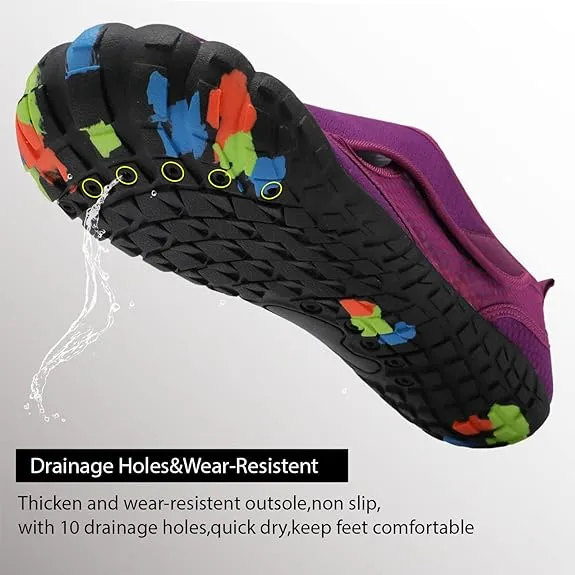 Barerun Women Men Quick Dry Swim Beach Shoes