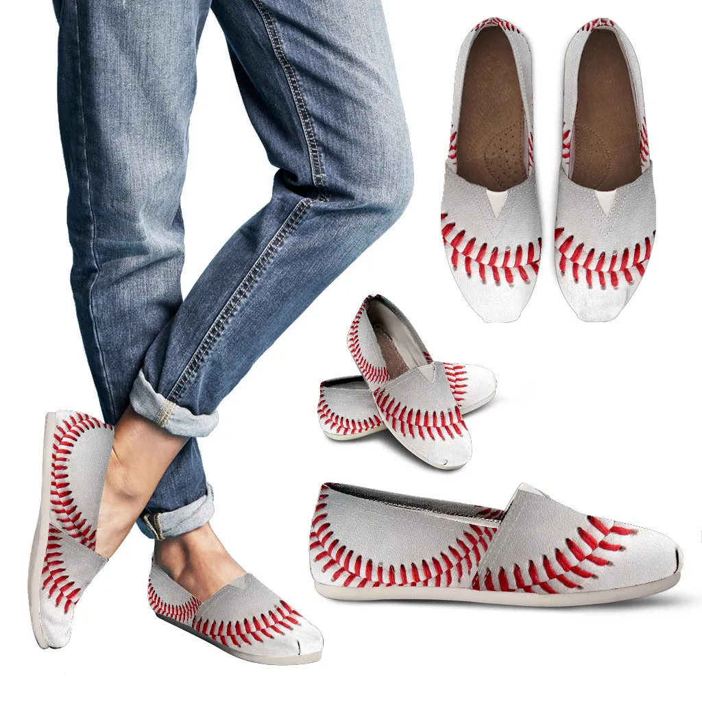 Baseball Women's Casual Canvas Shoes