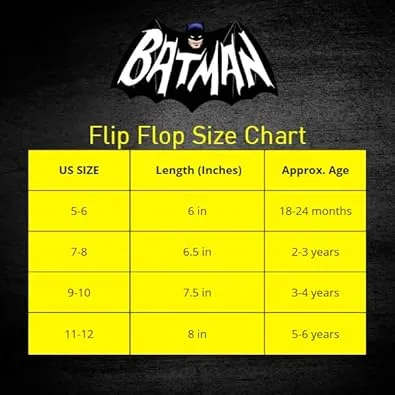 Batman Slides Beach Backstrap Slip-on Sandal (Toddler - Little Kid)