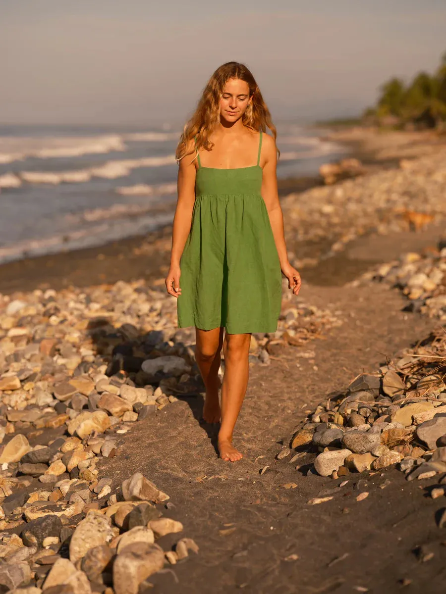 Beach Doll Dress - Green