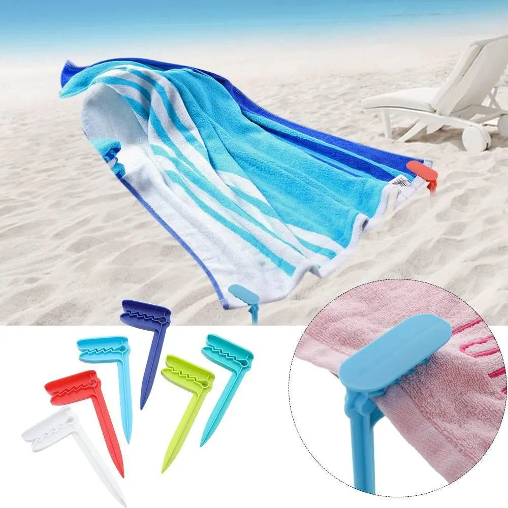 Beach Towel Clips - Outdoor Sunbathing Holders