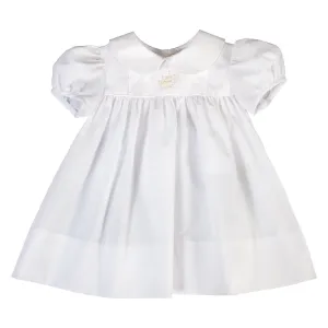 Bianca Rose Bullion White Baby Dress