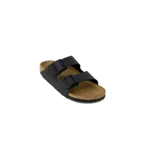 Birkenstock Women's Black Sandals with Buckle and Bow