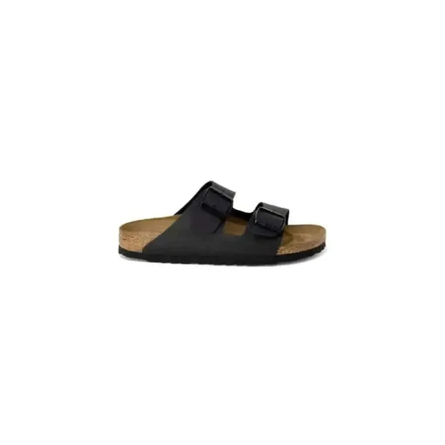Birkenstock Women's Black Sandals with Buckle and Bow